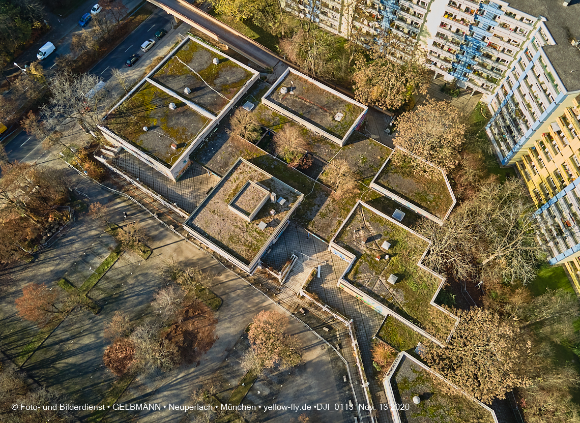 13.11.2020 - die Abrissbaustelle Quiddezentrum in Neuperlach